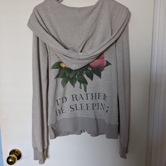 Wildfox grey hoodie size small made in USA - Picture 3 of 4